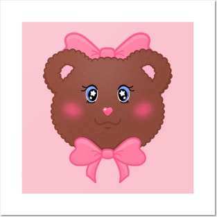 Stella Bow Bear Posters and Art